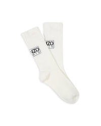 Chaussettes en tricot - Ivoire