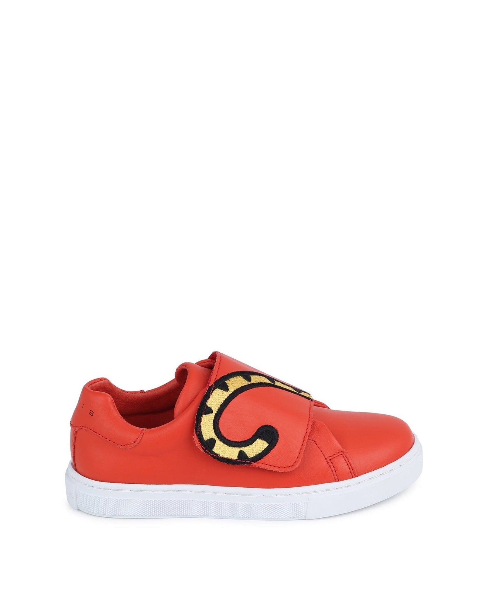 Sneakers en cuir - Rouge vermillon