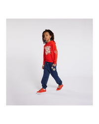 Baskets en cuir - Rouge Vermillon