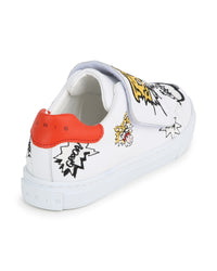 Baskets en cuir - Ivoire
