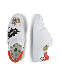 Sneakers en cuir - Ivoire