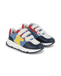 Trainers with hook and loop fastener - Koniro