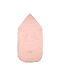 Nid d'ange à ouverture presionnée en coton - Veiled Rose