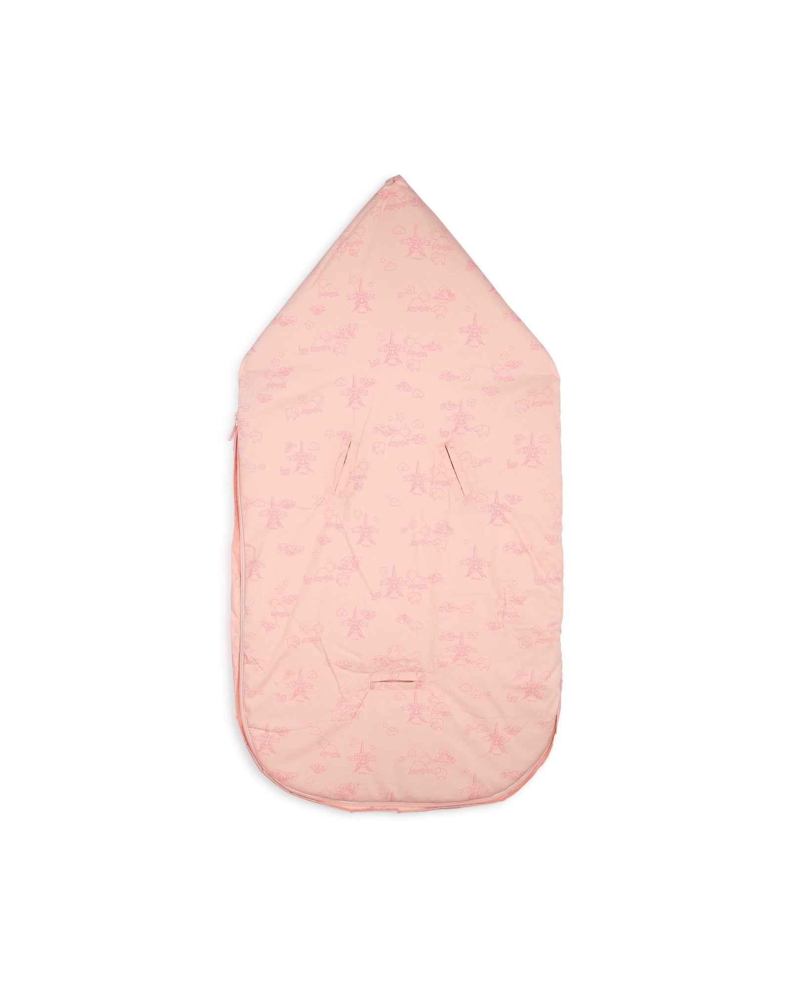 Nid d'ange à ouverture presionnée en coton - Veiled Rose