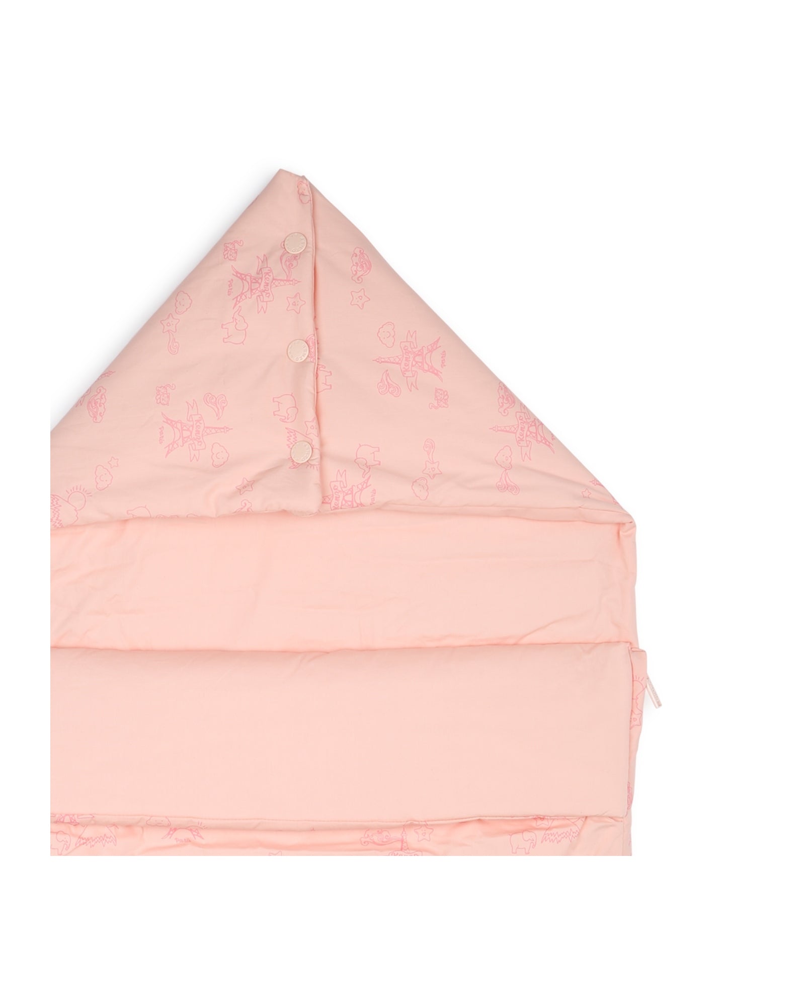 Nid d'ange à ouverture presionnée en coton - Veiled Rose