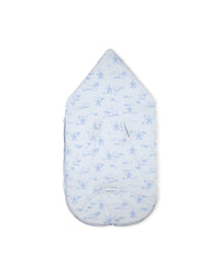 Cotton press-fit baby nest - Ciel