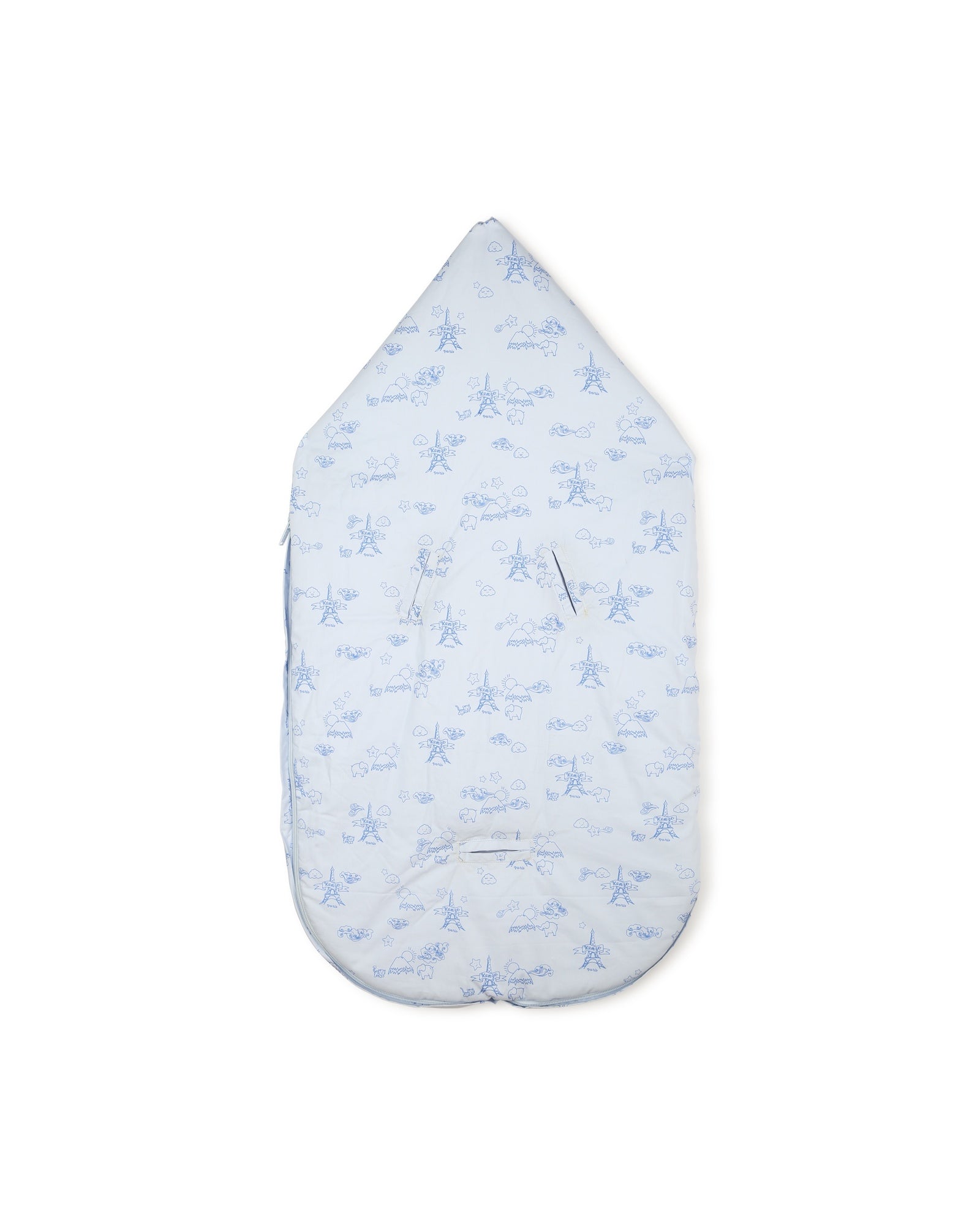 Cotton press-fit baby nest - Ciel