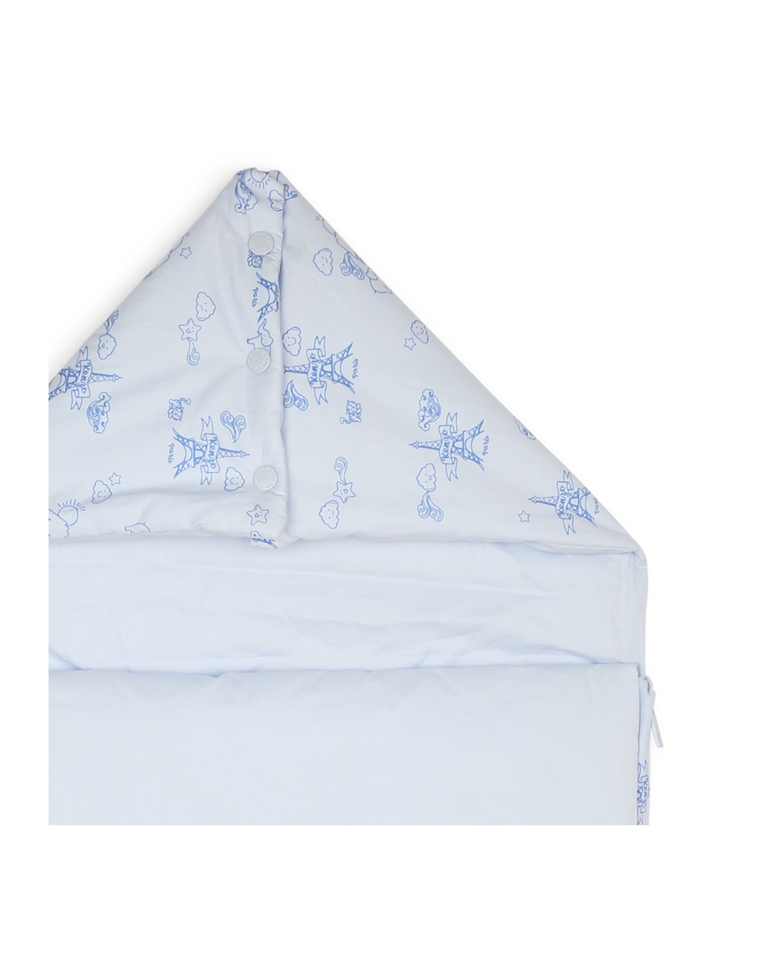 Cotton press-fit baby nest - Ciel