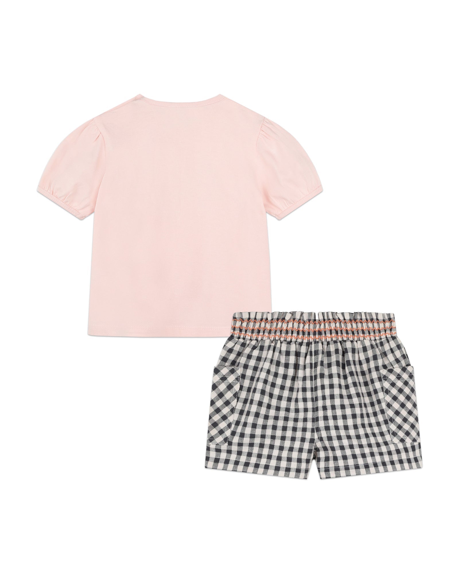 Ensemble t-shirt et short - Ecru gris