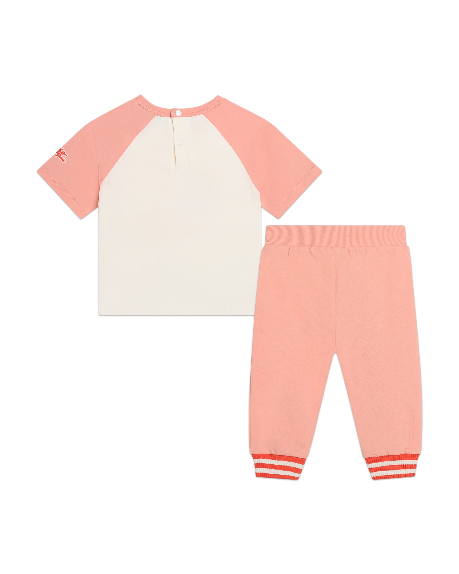 Ensemble t-shirt et pantalon en coton - Nude