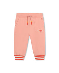 Ensemble t-shirt et pantalon en coton - Nude