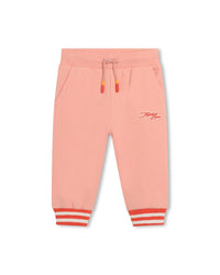 Ensemble t-shirt et pantalon en coton - Nude