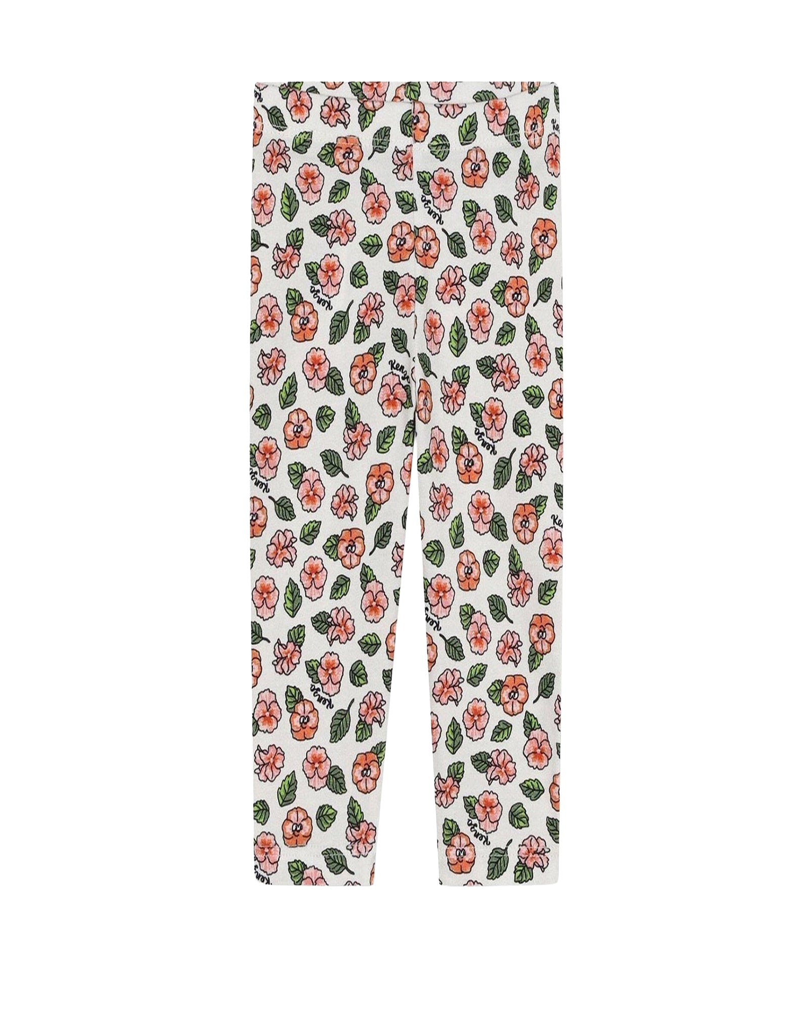 Pantalon legging en coton - Ivoire