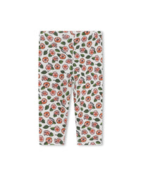 Pantalon legging en coton - Ivoire