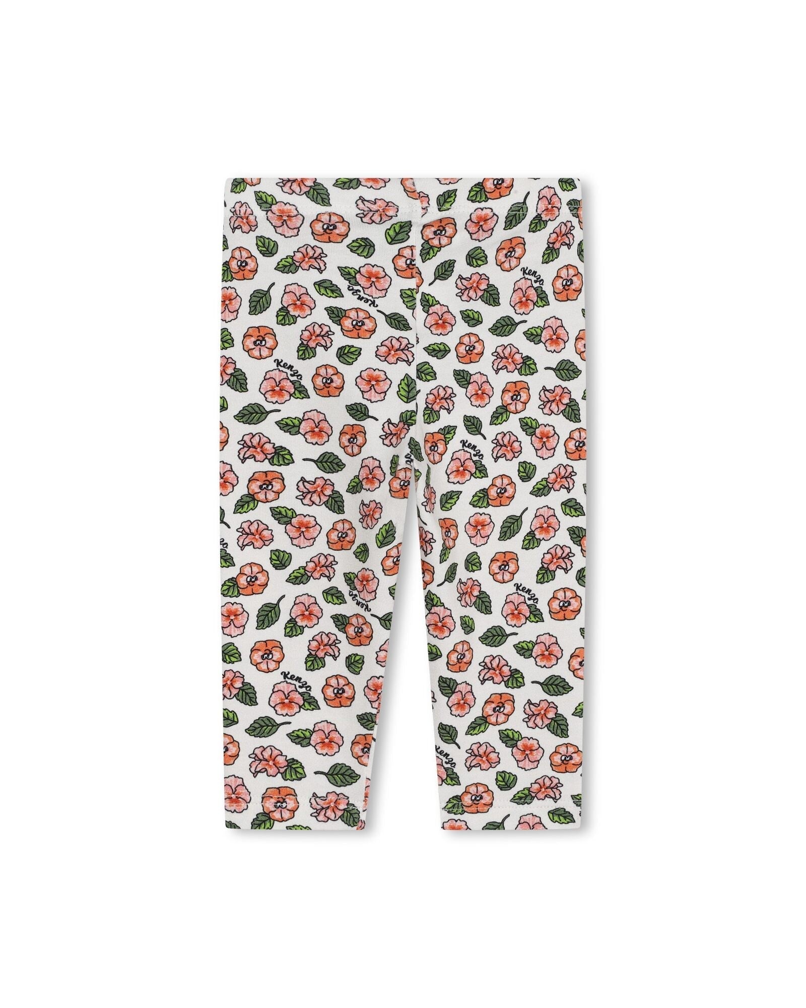 Pantalon legging en coton - Ivoire