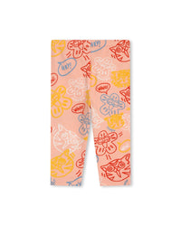 Pantalon legging en coton - Nude