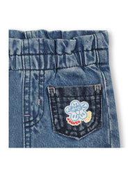 Pantalon denim en coton - Bleach