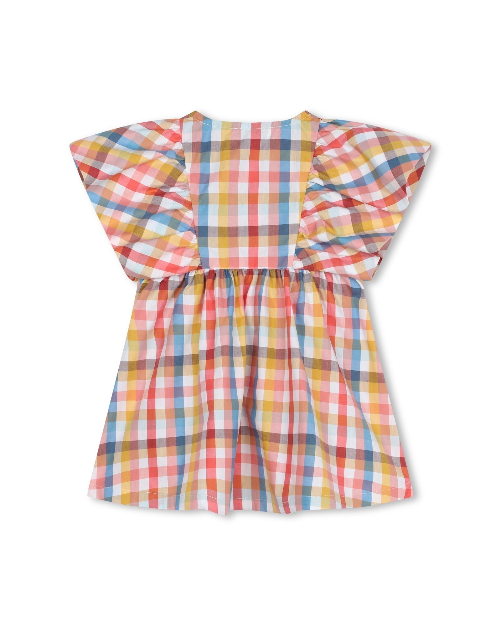 Robe à manches courtes en coton - Jaune Nectar
