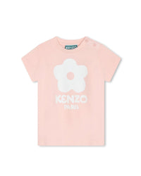 T-shirt à manches courtes en coton - Veiled rose