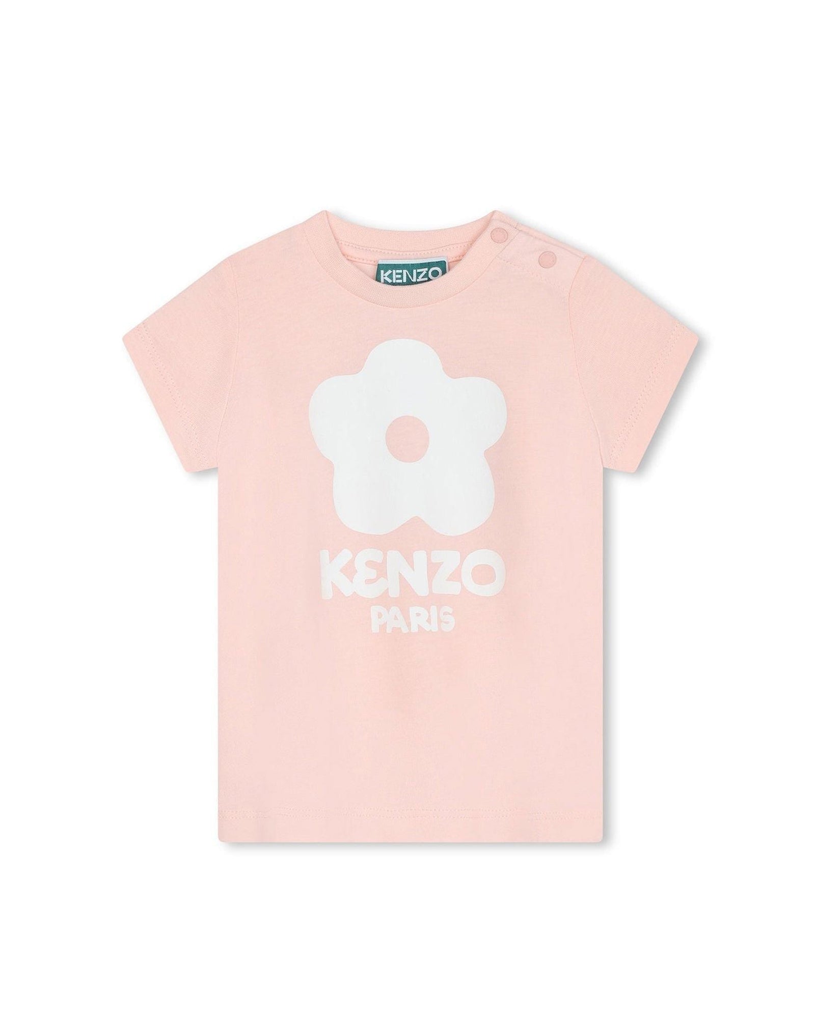 T-shirt à manches courtes en coton - Veiled rose