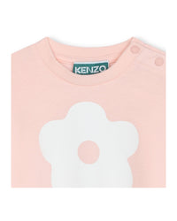 T-shirt à manches courtes en coton - Veiled rose