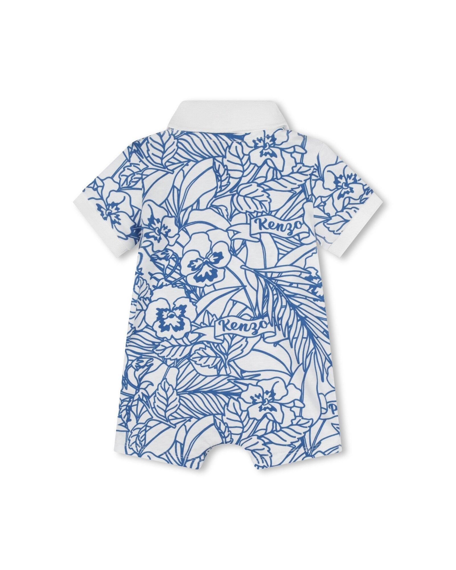 Combi-short en coton - Ivoire