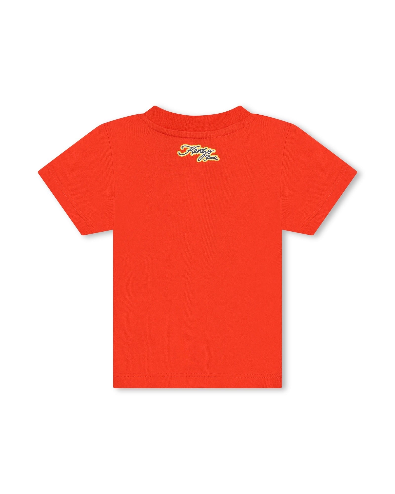 Ensemble t-shirt et short en coton - Rouge Vermillon