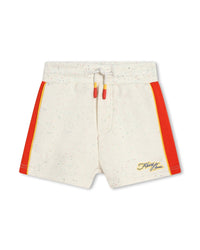 Ensemble t-shirt et short en coton - Rouge Vermillon