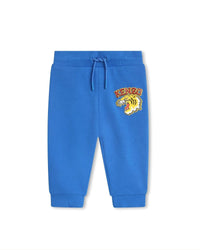 Cotton jogging trousers - Cobalt blue
