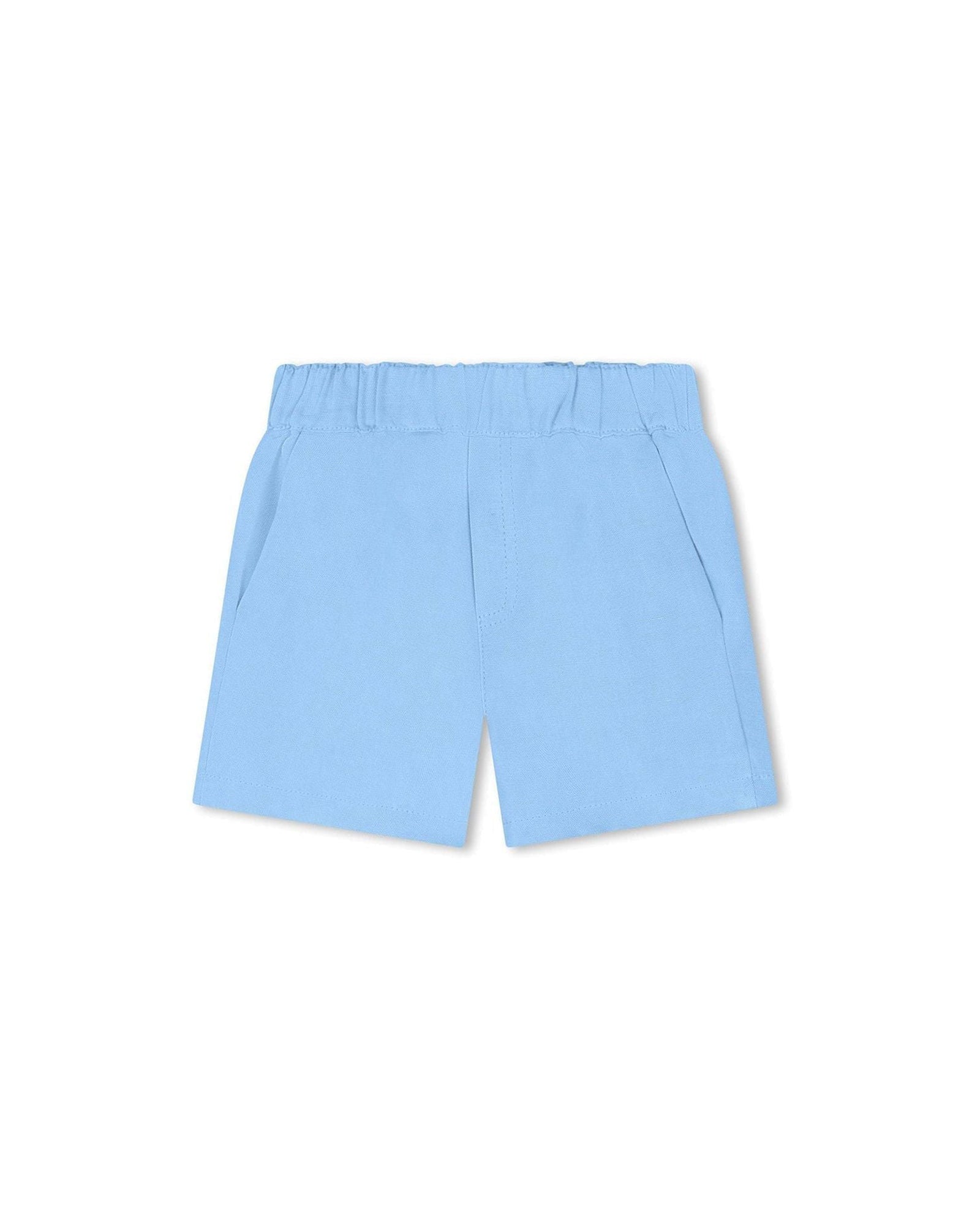 Short avec logo brodé - Ciel surteint