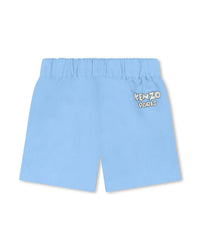 Short avec logo brodé - Ciel surteint