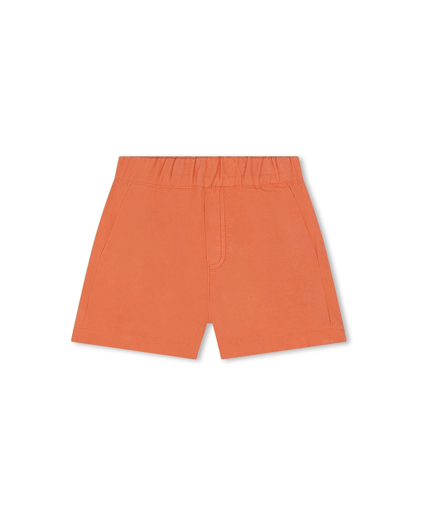 Short avec logo brodé - Poppy red