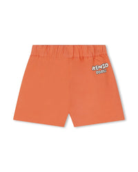 Short avec logo brodé - Poppy red