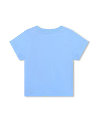 T-shirt à manches courtes en coton - Ciel surteint