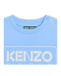 T-shirt à manches courtes en coton - Ciel surteint
