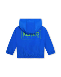 Hooded windbreaker - Cobalt blue