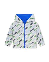 Hooded windbreaker - Cobalt blue