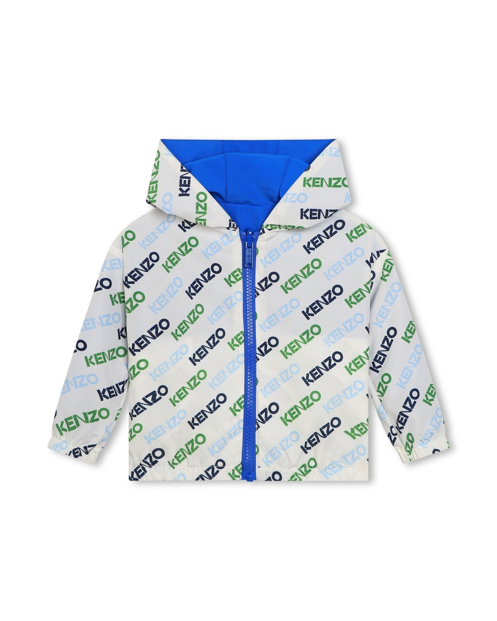 Hooded windbreaker - Cobalt blue