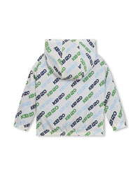 Hooded windbreaker - Cobalt blue