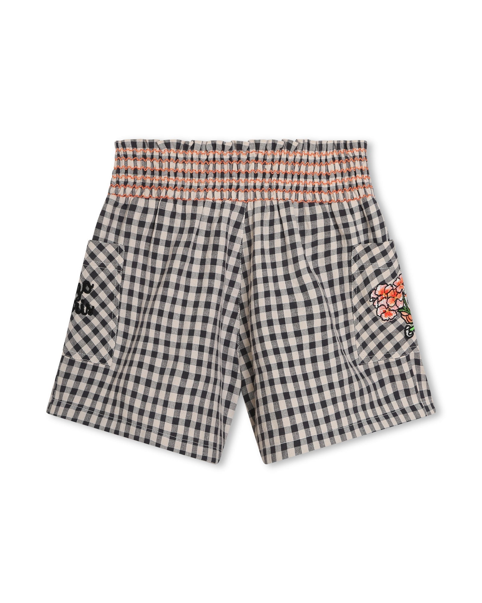 Short en vichy - Ecru gris