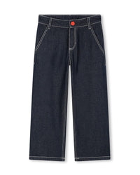 Pantalon denim en coton - Denim brut