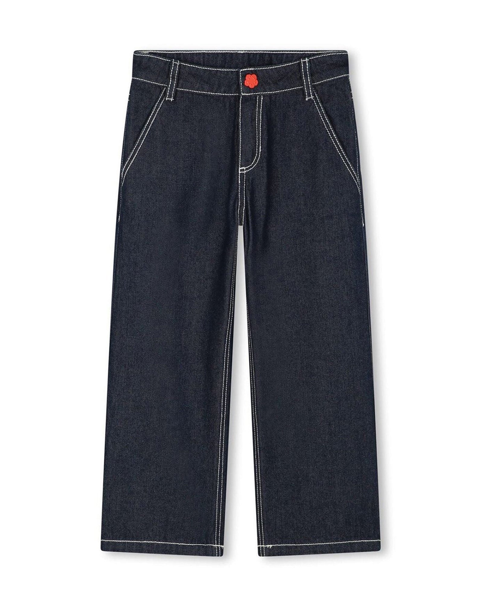 Pantalon denim en coton - Denim brut