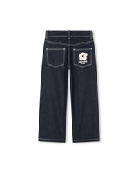 Pantalon denim en coton - Denim brut