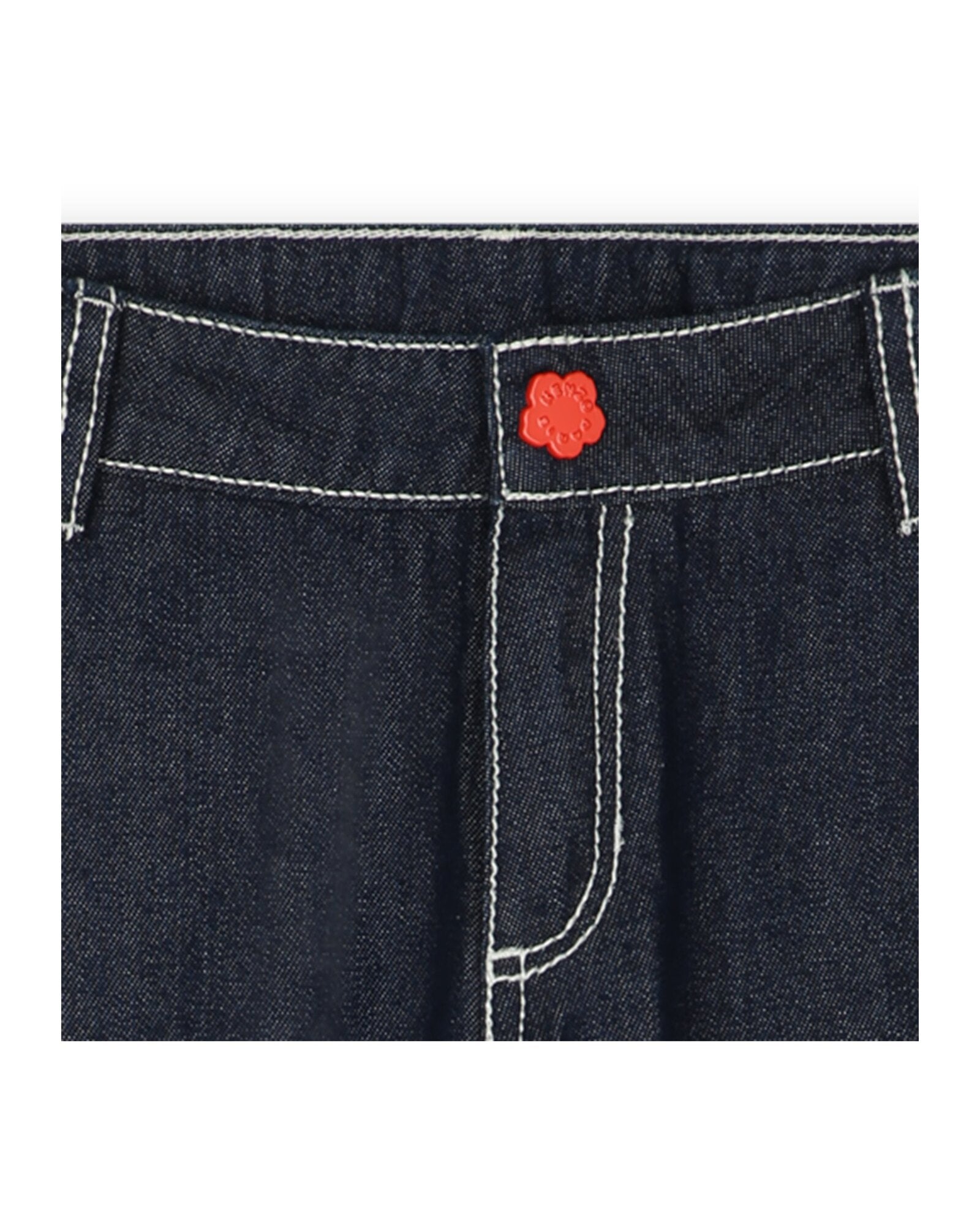 Pantalon denim en coton - Denim brut