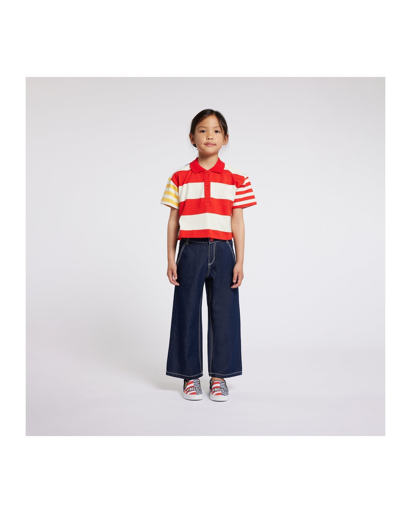Pantalon denim en coton - Denim brut