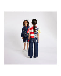 Pantalon denim en coton - Denim brut