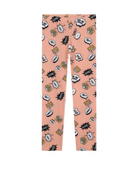 Pantalon legging en coton - Nude