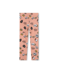 Pantalon legging en coton - Nude