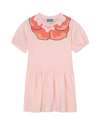 Robe en coton - Veiled rose