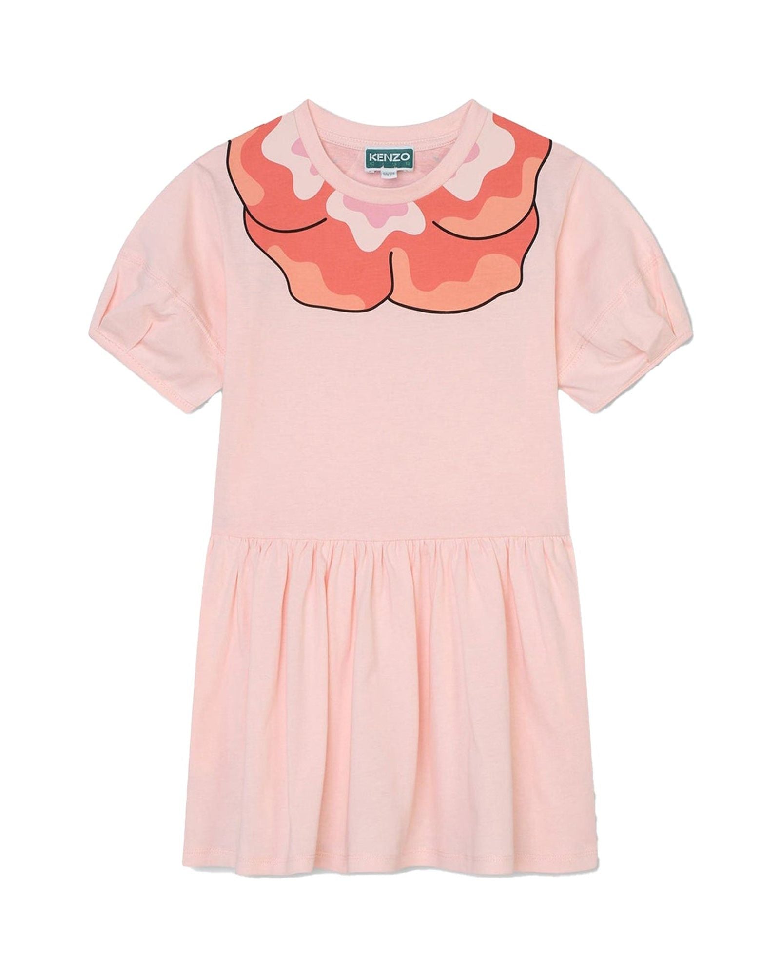 Robe en coton - Veiled rose